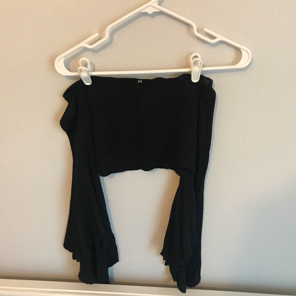 Black Off The Shoulder Top